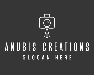 Professional Camera Necktie logo design