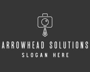 Professional Camera Necktie logo design