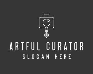 Professional Camera Necktie logo design