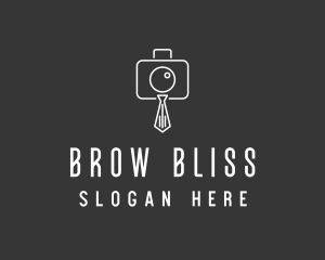 Professional Camera Necktie logo design