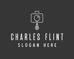 Professional Camera Necktie logo design