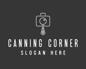 Professional Camera Necktie logo design