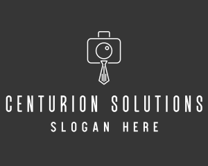 Professional Camera Necktie logo design