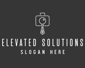 Professional Camera Necktie logo design