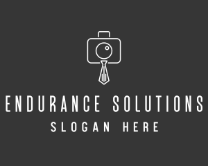 Professional Camera Necktie logo design