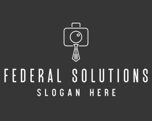 Professional Camera Necktie logo design