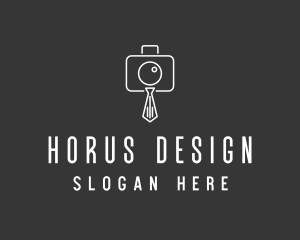 Professional Camera Necktie logo design