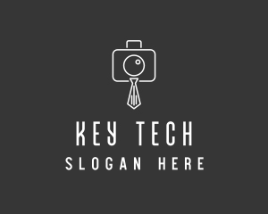 Professional Camera Necktie logo design