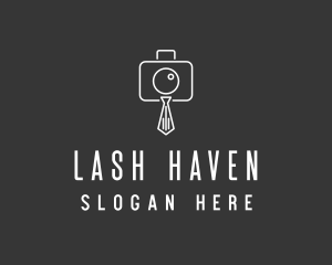 Professional Camera Necktie logo design