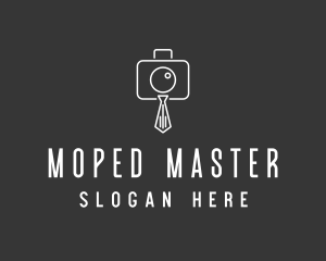 Professional Camera Necktie logo design