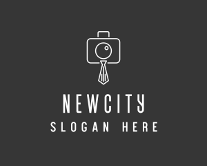 Professional Camera Necktie logo design