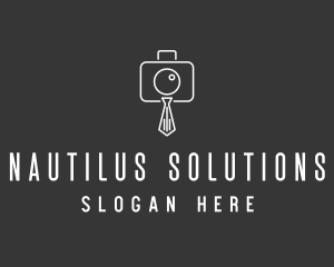 Professional Camera Necktie logo design