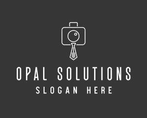 Professional Camera Necktie logo design