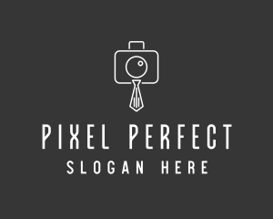 Professional Camera Necktie logo design