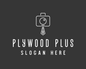 Professional Camera Necktie logo design