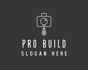 Professional Camera Necktie logo design