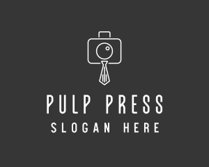 Professional Camera Necktie logo design