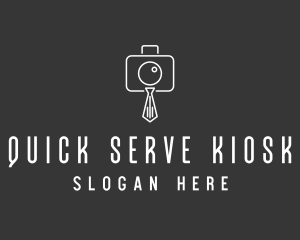 Professional Camera Necktie logo design