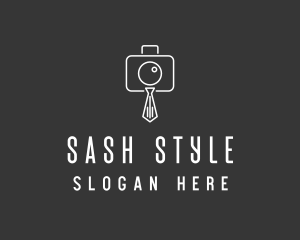 Professional Camera Necktie logo design