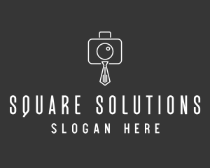 Professional Camera Necktie logo design