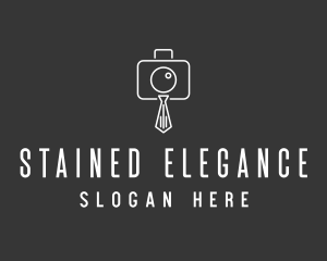 Professional Camera Necktie logo design