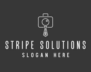 Professional Camera Necktie logo design