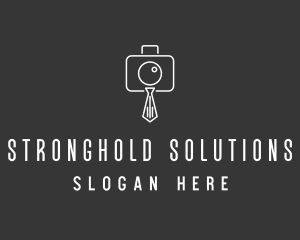 Professional Camera Necktie logo design