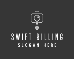 Professional Camera Necktie logo design