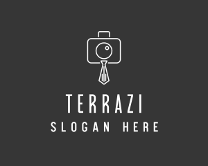 Professional Camera Necktie logo design