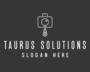 Professional Camera Necktie logo design