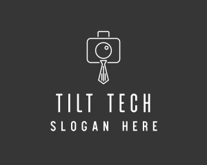 Professional Camera Necktie logo design