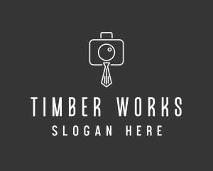 Professional Camera Necktie logo design