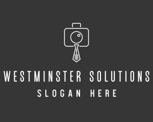 Professional Camera Necktie logo design