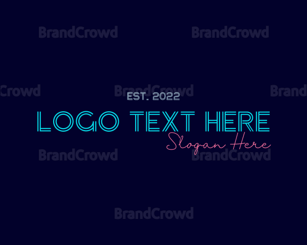 Generic Neon Brand Logo