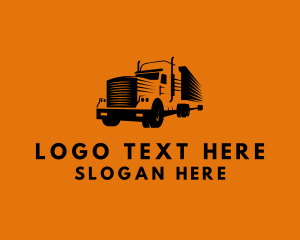 Truck - Fast Truck Transportation logo design