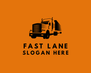 Fast Truck Transportation logo design