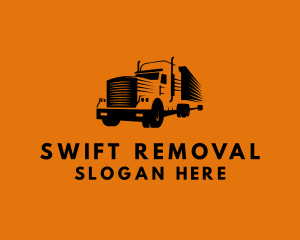 Removal - Fast Truck Transportation logo design