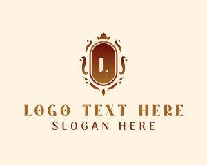 Gold - Luxury Shield Ornament logo design