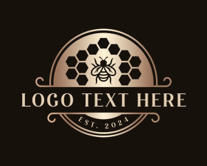 Honey - Premium Bee Hive logo design