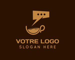 Snack - Coffee Brewery Chat logo design