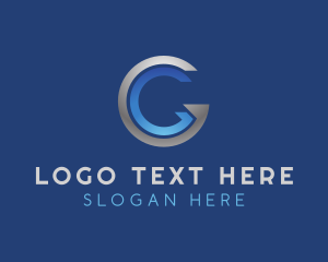 Letter G - Silver Letter G logo design