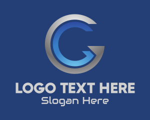 Letter G - Silver Letter G logo design
