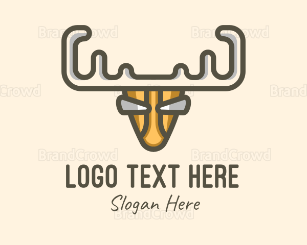 Wild Moose Antlers Logo