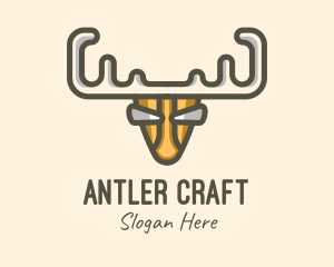 Wild Moose Antlers logo design