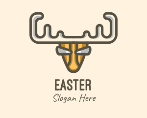 Antler - Wild Moose Antlers logo design