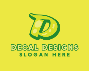 Graphic Gloss Letter D logo design