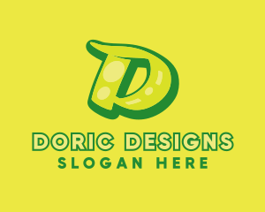 Graphic Gloss Letter D logo design