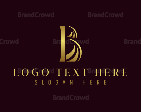 Elegant Stylish Letter B Logo