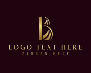 Style - Elegant Stylish Letter B logo design
