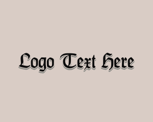 Wordmark - Rustic Gothic Company logo design